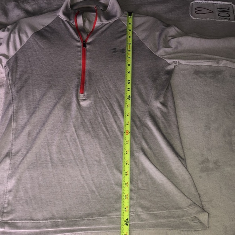 Under Armour Half Zip Athletic Top Shirt Women’s Medium heat Gear - Picture 9 of 14